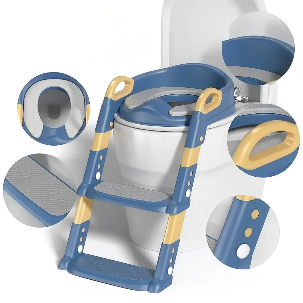 Foldable Toddler Toilet Training Ladder Stool
