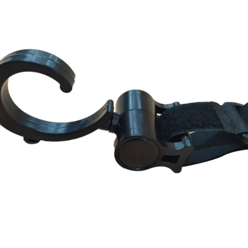 HookFlex – Ganchos giratorios de 360° para cochecito (paquete de 2)