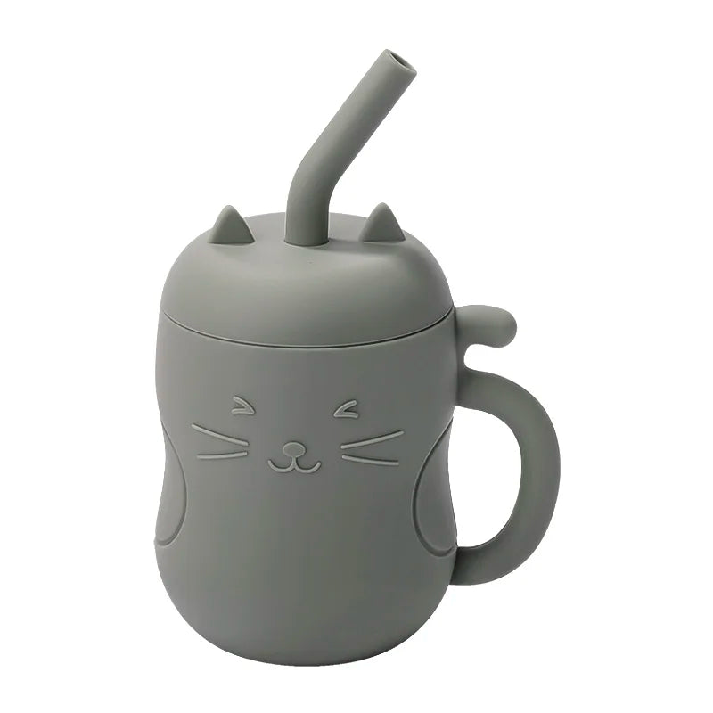 SippiCup – Lekvrije siliconen rietje & snackbeker