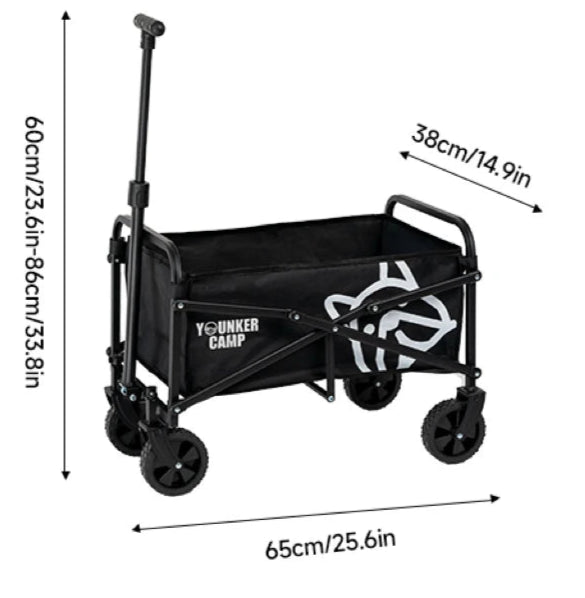 Foldable Lightweight Trolley with Large Capacity