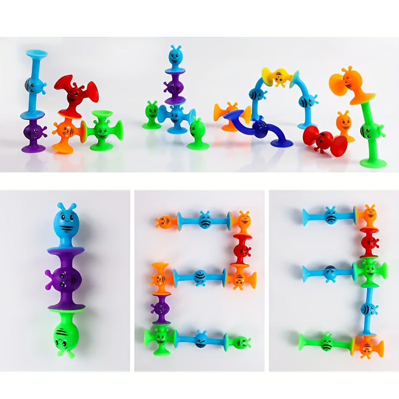 Pop-zuignapblokken – Creatieve speelset