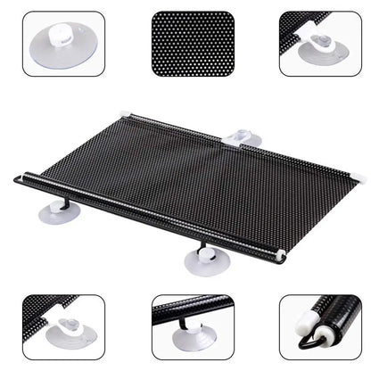 ProtectCar™ – Intrekbare UV-zonwering voor autoramen