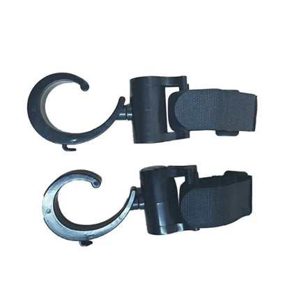 HookFlex – 360° roterende kinderwagenhaken (2-pack)