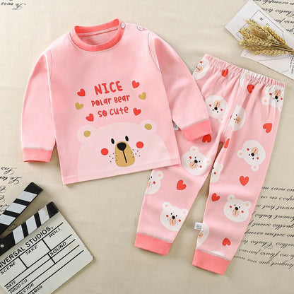 CozyWear – Baumwoll-Pyjama-Set für Kinder für Herbst/Winter