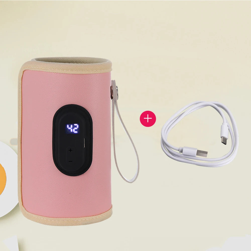 Draagbare USB-flessenwarmer – Verwarm overal en altijd