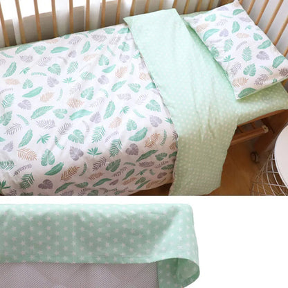 Parure de lit 3 pièces pour lit de bébé – 100 % coton