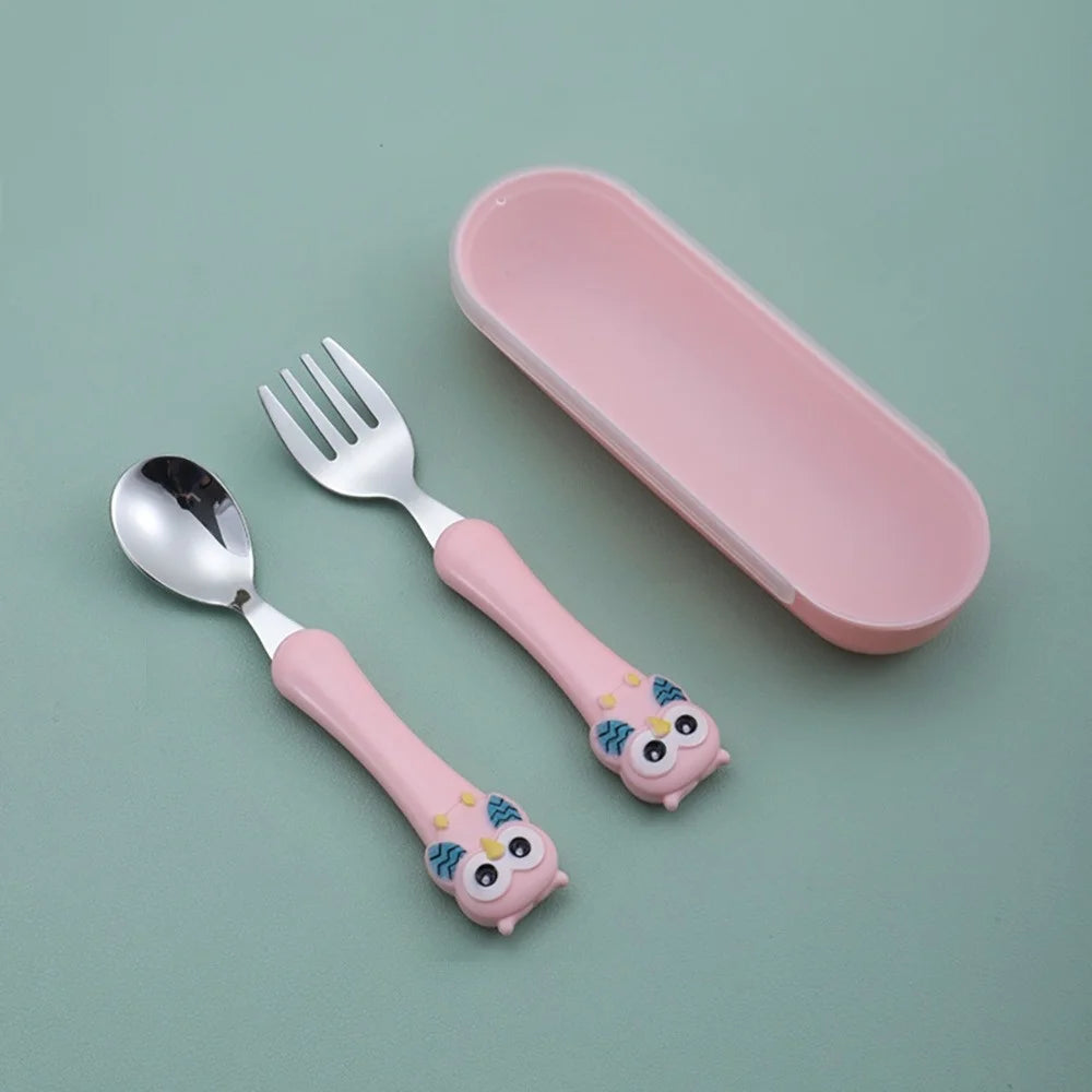 MiniMeal Set – 3-delige roestvrijstalen kinderbestekset