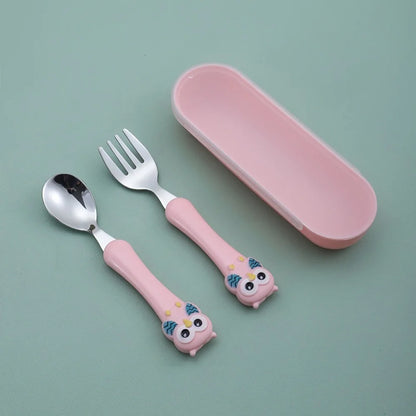 MiniMeal Set – 3-delige roestvrijstalen kinderbestekset