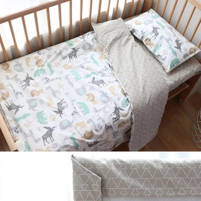 Parure de lit 3 pièces pour lit de bébé – 100 % coton