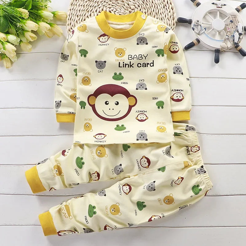 CozyWear – Baumwoll-Pyjama-Set für Kinder für Herbst/Winter