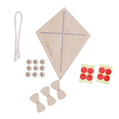 Nordic houten vlieger wandhanger voor de kinderkamer