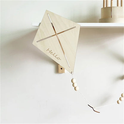 Nordic houten vlieger wandhanger voor de kinderkamer