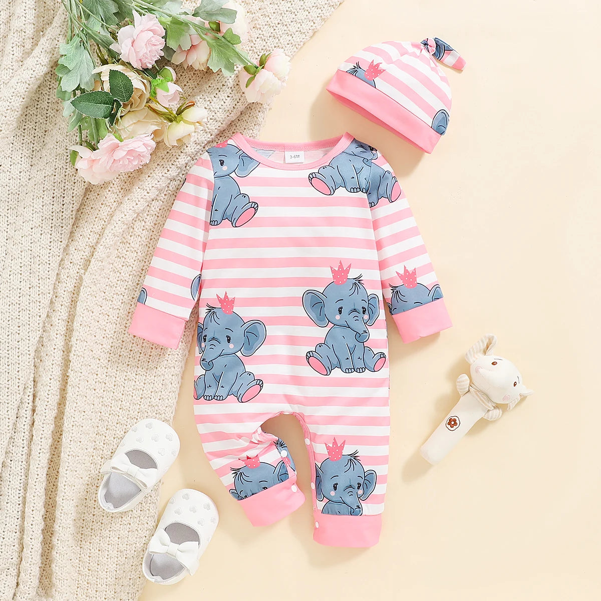 BabyBear Winter Strampler – BabyBear Kuscheltier für die Kleinen