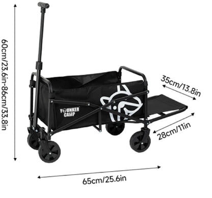 Foldable Lightweight Trolley with Large Capacity