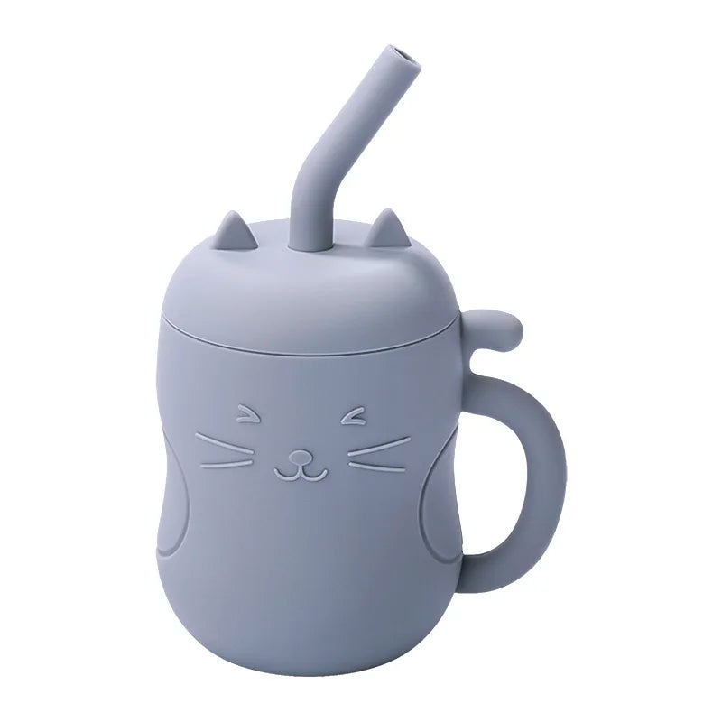 SippiCup – Vaso de silicona antigoteo con pajita y snacks