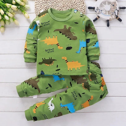 CozyWear – Baumwoll-Pyjama-Set für Kinder für Herbst/Winter