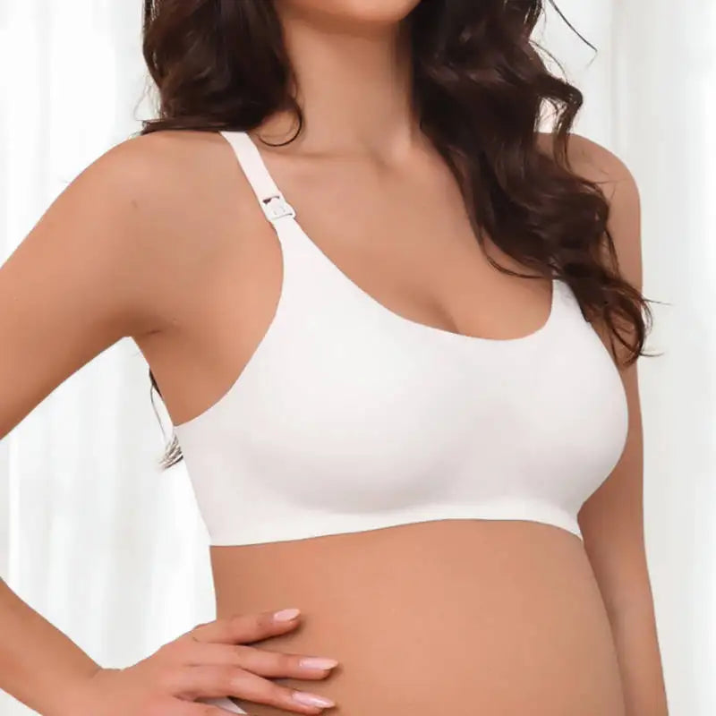 Comfort Seamless Nursing Bra with Adjustable Straps