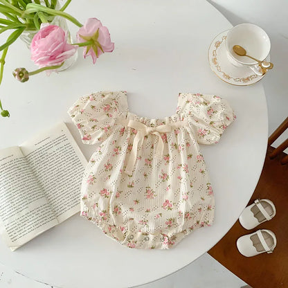 Floral Summer Baby Romper – 0 to 2 Years