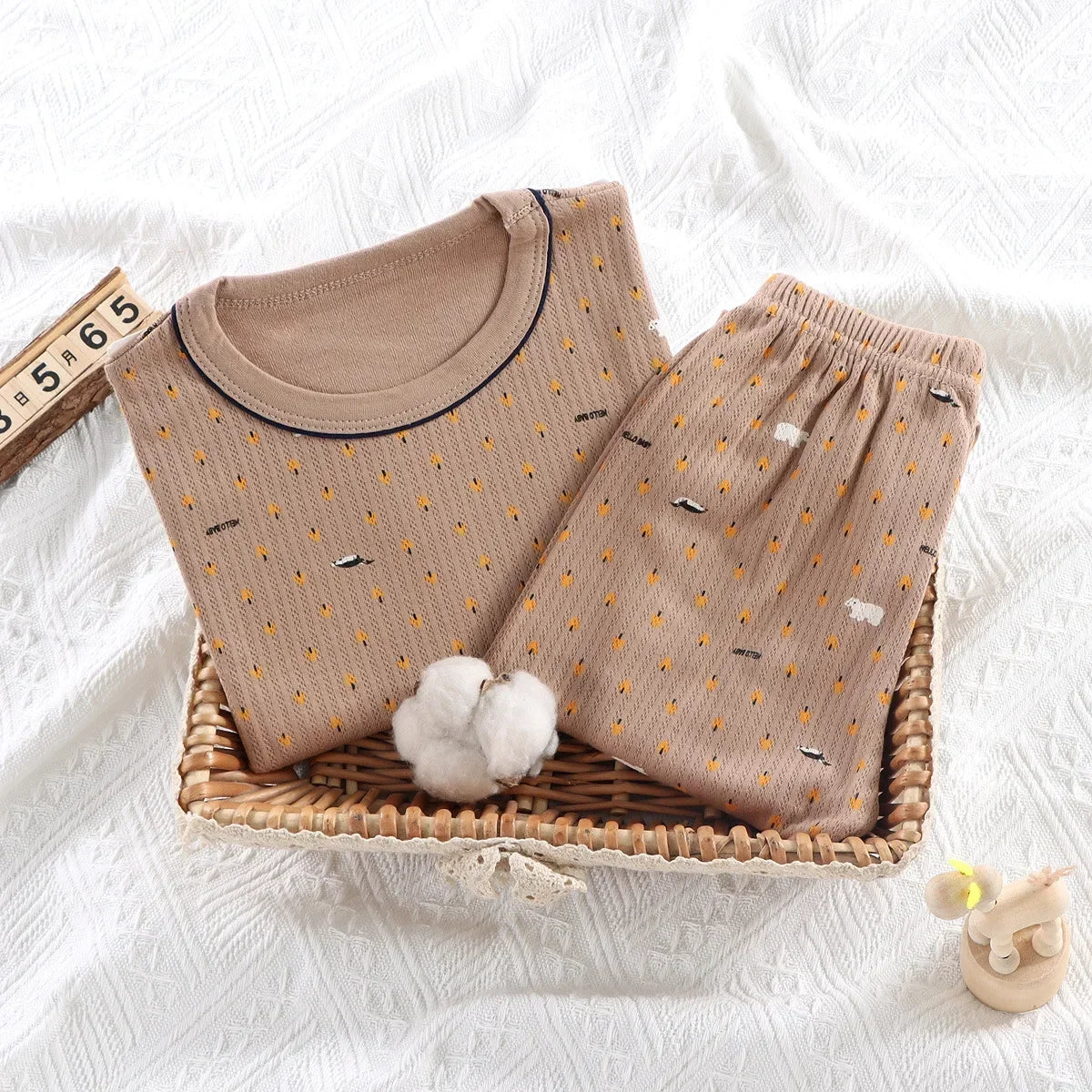 Ensemble pyjama enfant 100 % coton – Doux et confortable