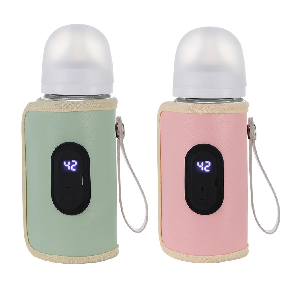 Draagbare USB-flessenwarmer – Verwarm overal en altijd