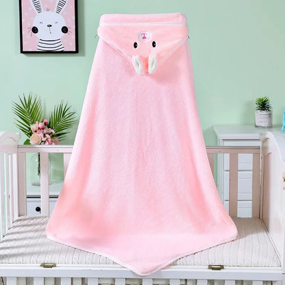 Animal Fun Baby Hooded Bath Towel