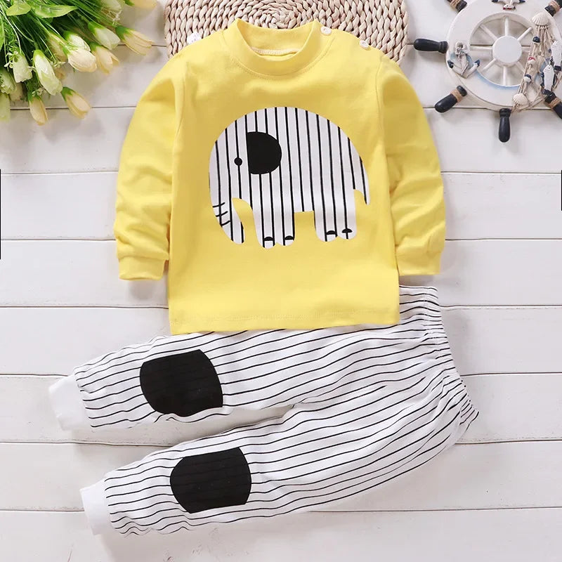 CozyWear – Baumwoll-Pyjama-Set für Kinder für Herbst/Winter