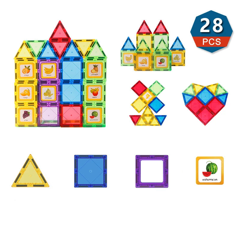 Set de Bloques Magnéticos DIY Montessori