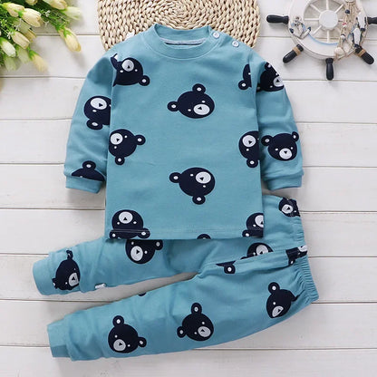 CozyWear – Baumwoll-Pyjama-Set für Kinder für Herbst/Winter