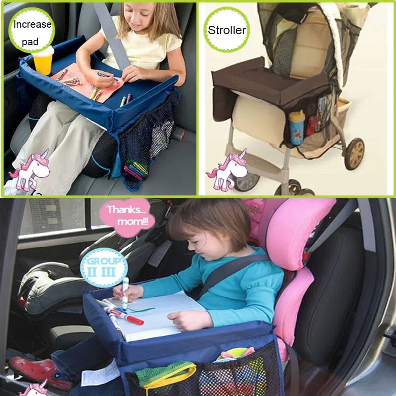 TravelPlay – Draagbare, waterdichte kinderautobak met veiligheidszijwanden