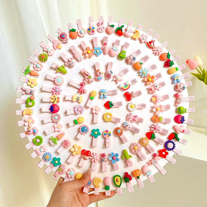 CharmClip 30x Set – Enchanted Bows: 30-Piece Baby Hair Clip Set