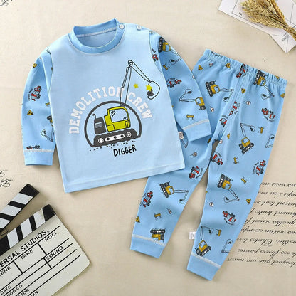 CozyWear – Baumwoll-Pyjama-Set für Kinder für Herbst/Winter