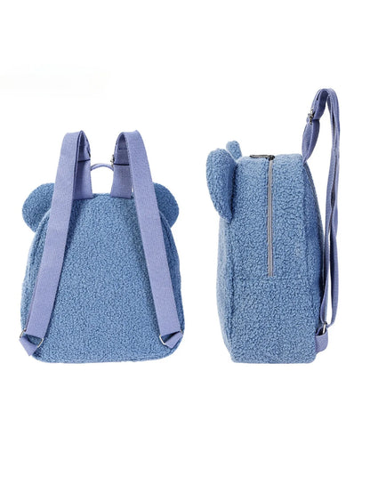 Pluchen rugzak met berenoren en casual chique stijl - BearLuxe™
