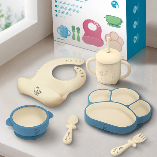 Ensemble d'alimentation complet en silicone MamiJoy