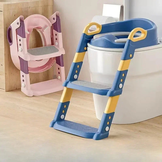 Foldable Toddler Toilet Training Ladder Stool
