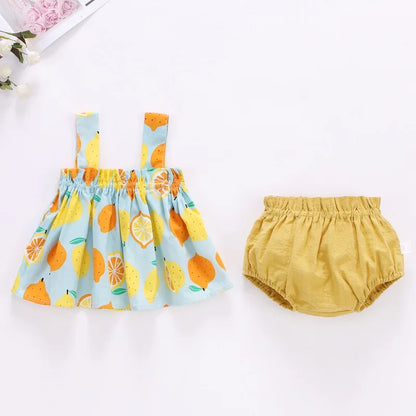 Zomer babymeisjesset – Top en shorts