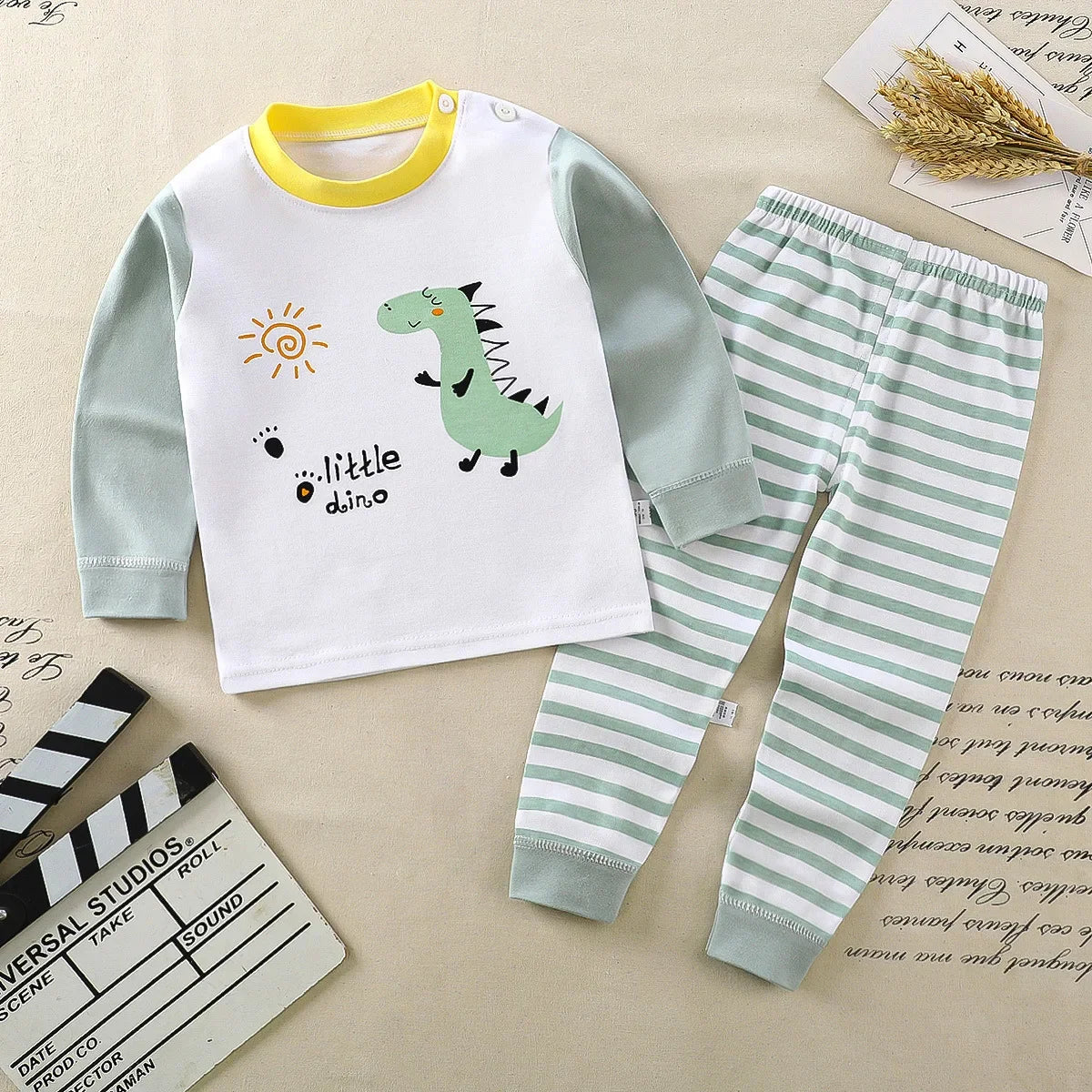 CozyWear – Baumwoll-Pyjama-Set für Kinder für Herbst/Winter