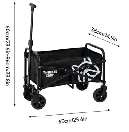 Foldable Lightweight Trolley with Large Capacity