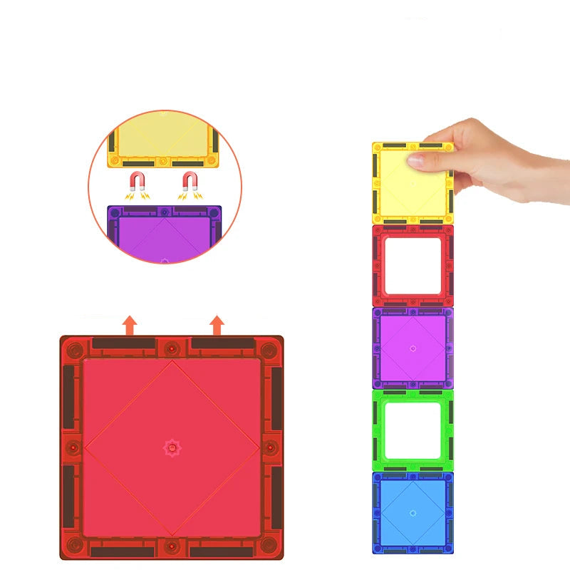 Set de Bloques Magnéticos DIY Montessori