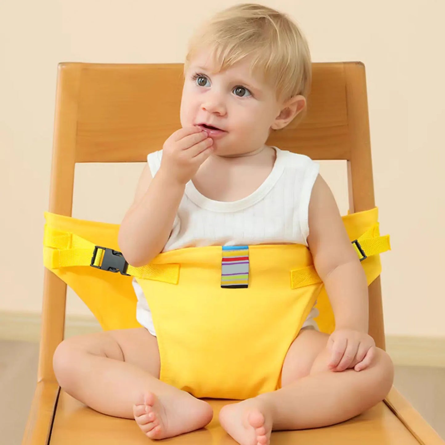 Tragbarer Baby-Esszimmerstuhl mit Sicherheitsgurt