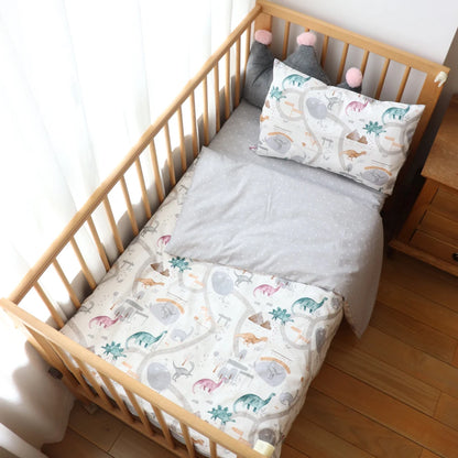 Parure de lit 3 pièces pour lit de bébé – 100 % coton