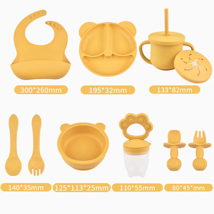 Complete Feeding Set – 9-Piece BPA-Free Silicone Kit