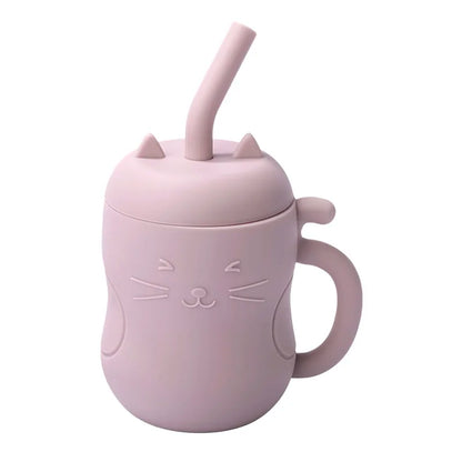 SippiCup – Vaso de silicona antigoteo con pajita y snacks