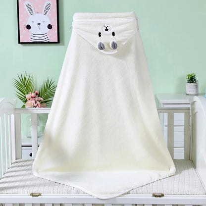 Animal Fun Baby Hooded Bath Towel