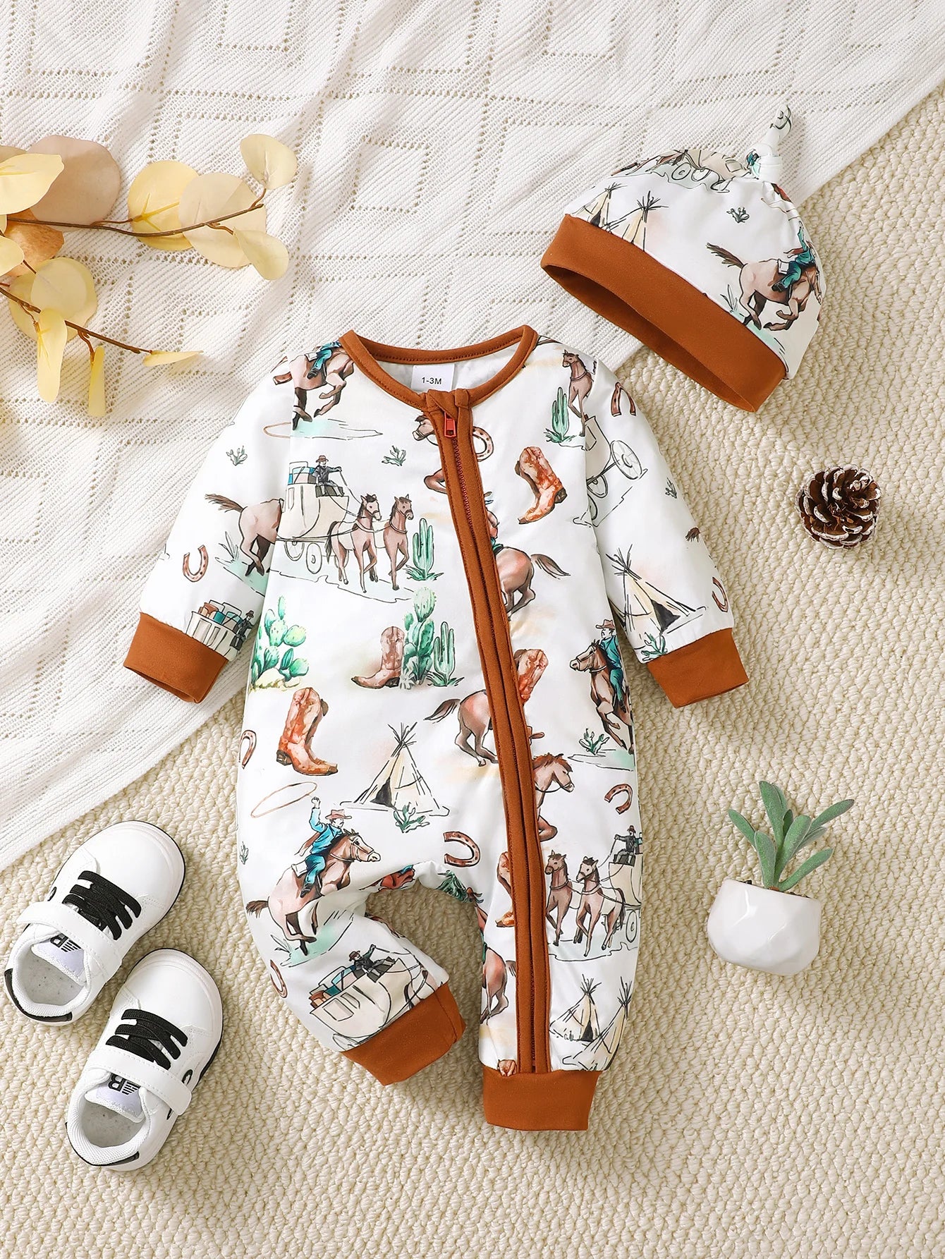 BabyBear Winter Strampler – BabyBear Kuscheltier für die Kleinen