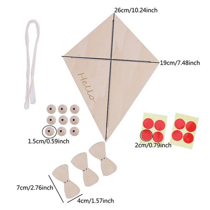 Nordic houten vlieger wandhanger voor de kinderkamer