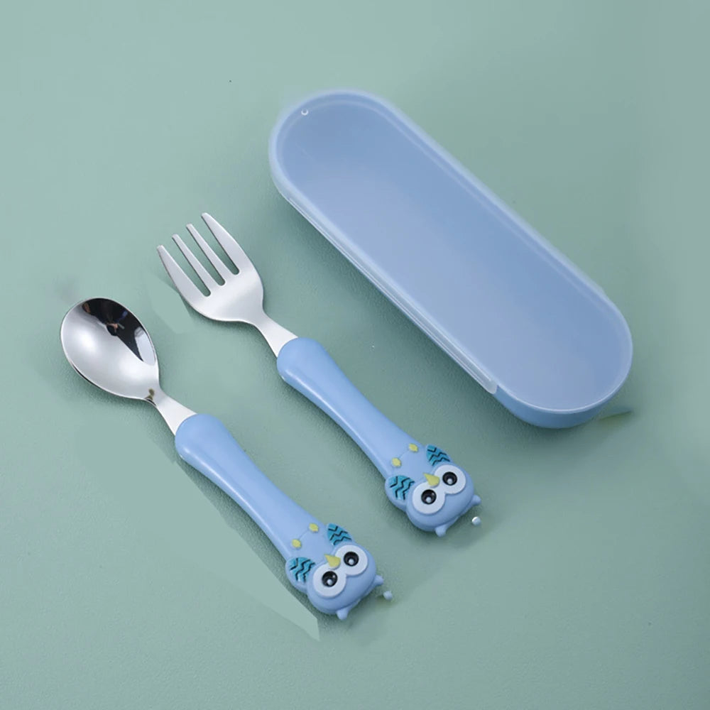 MiniMeal Set – 3-delige roestvrijstalen kinderbestekset