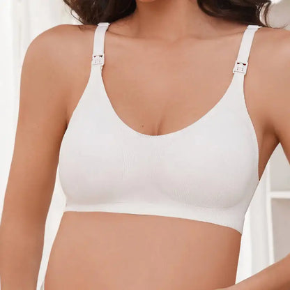 Comfort Seamless Nursing Bra with Adjustable Straps