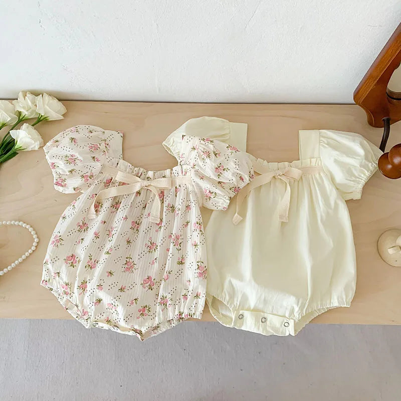 Floral Summer Baby Romper – 0 to 2 Years