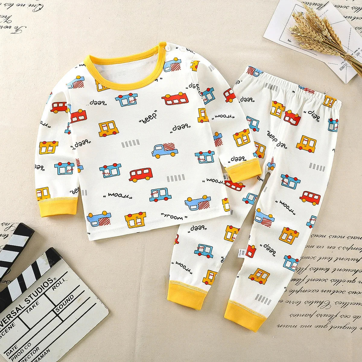 CozyWear – Baumwoll-Pyjama-Set für Kinder für Herbst/Winter