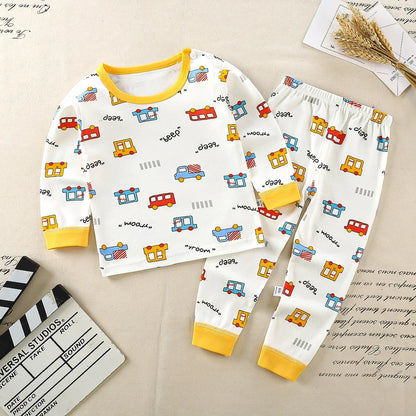 CozyWear – Baumwoll-Pyjama-Set für Kinder für Herbst/Winter